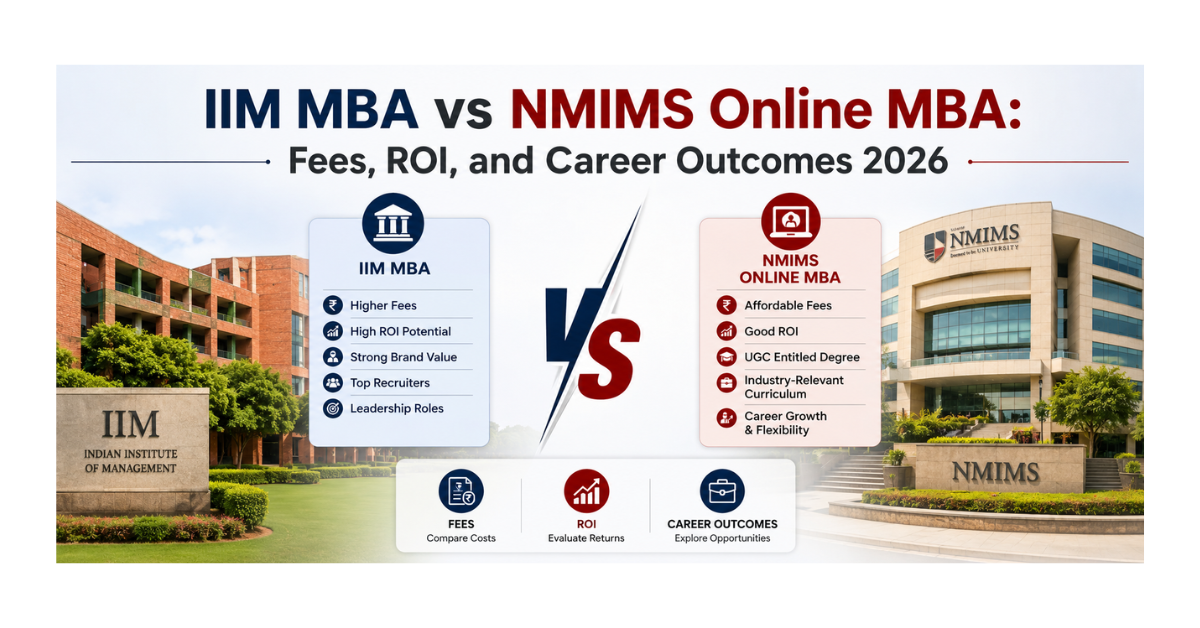 IIM MBA vs NMIMS Online MBA: Fees, ROI, and Career Outcomes 2026